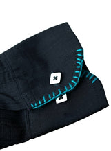 Load image into Gallery viewer, Black Band Collar Shirt