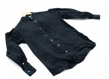 Load image into Gallery viewer, Black shirt on a white background