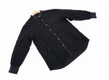 Load image into Gallery viewer, Black shirt on a white background