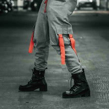 Load image into Gallery viewer, Orange Strap Joggers