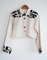 Urban Camo Bolo Cropped Shirt