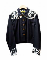 Urban Camo Bolo Cropped Shirt