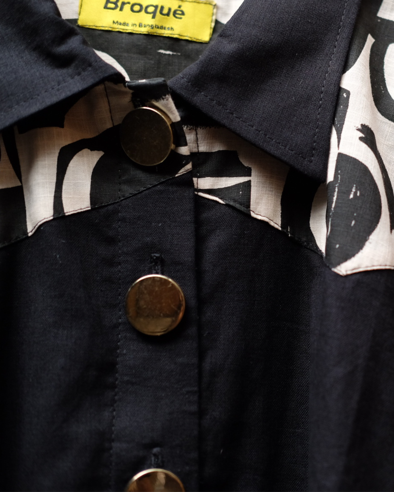 Urban Camo Bolo Cropped Shirt