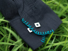 Load image into Gallery viewer, Black Pointy Collar Shirt
