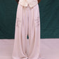 Ornamented Off-White Flared Pant