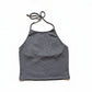 Grey Halter Top