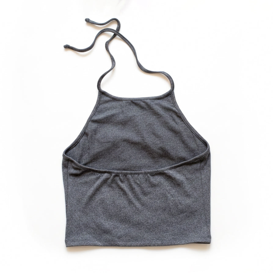 Grey Halter Top