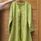 Jamdani Kimono - Lime Green