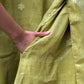 Jamdani Kimono - Lime Green