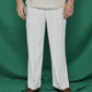 Plain Off-white Formal Pants