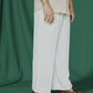 Plain Off-white Formal Pants