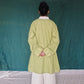 Jamdani Kimono – Sage Green