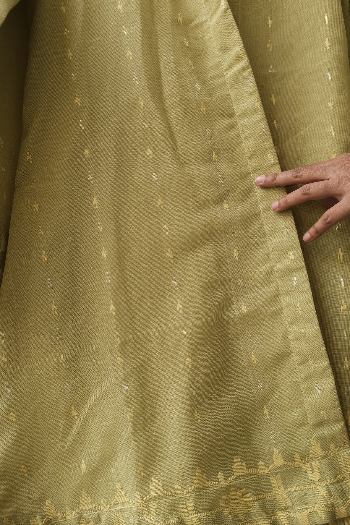 Jamdani Kimono – Sage Green